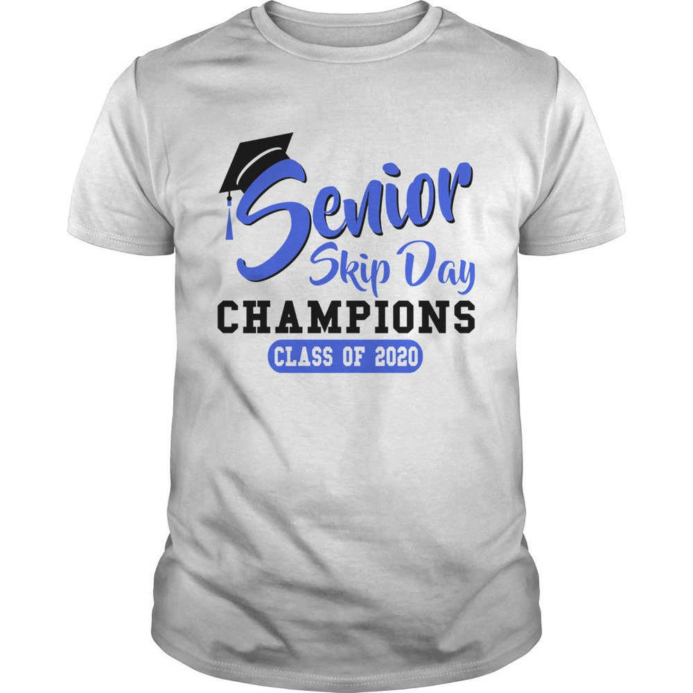 Senior Skip Day Champions Class Of 2020 Blue Shirt